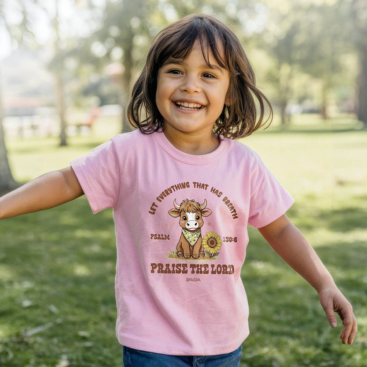 Kerusso Kids T-Shirt Praise Cow