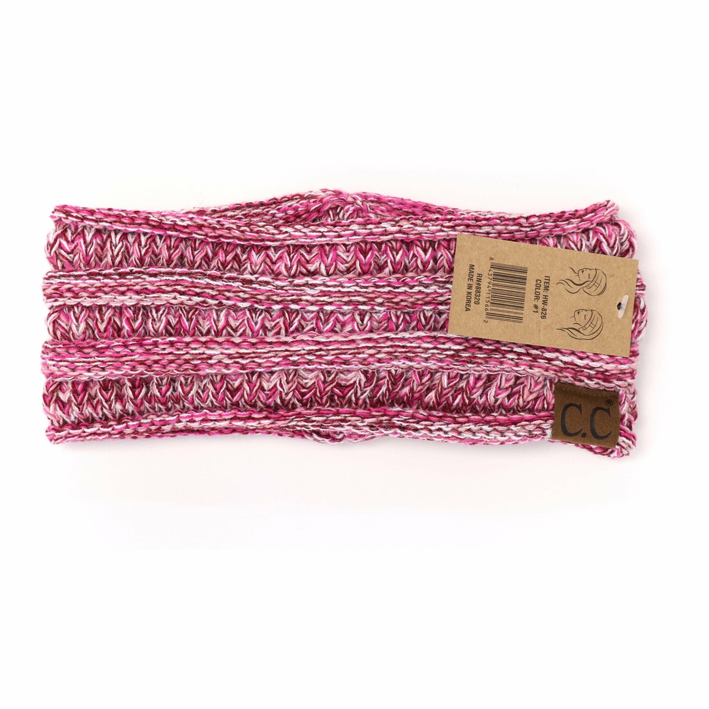 Four Tone Ribbed Knit Women's Fashion Headband