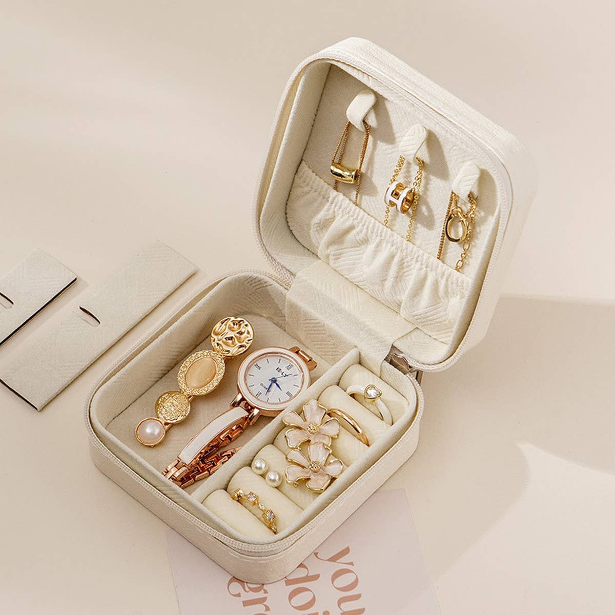 MACARON SOLID COLOR JEWELRY STORAGE BOX