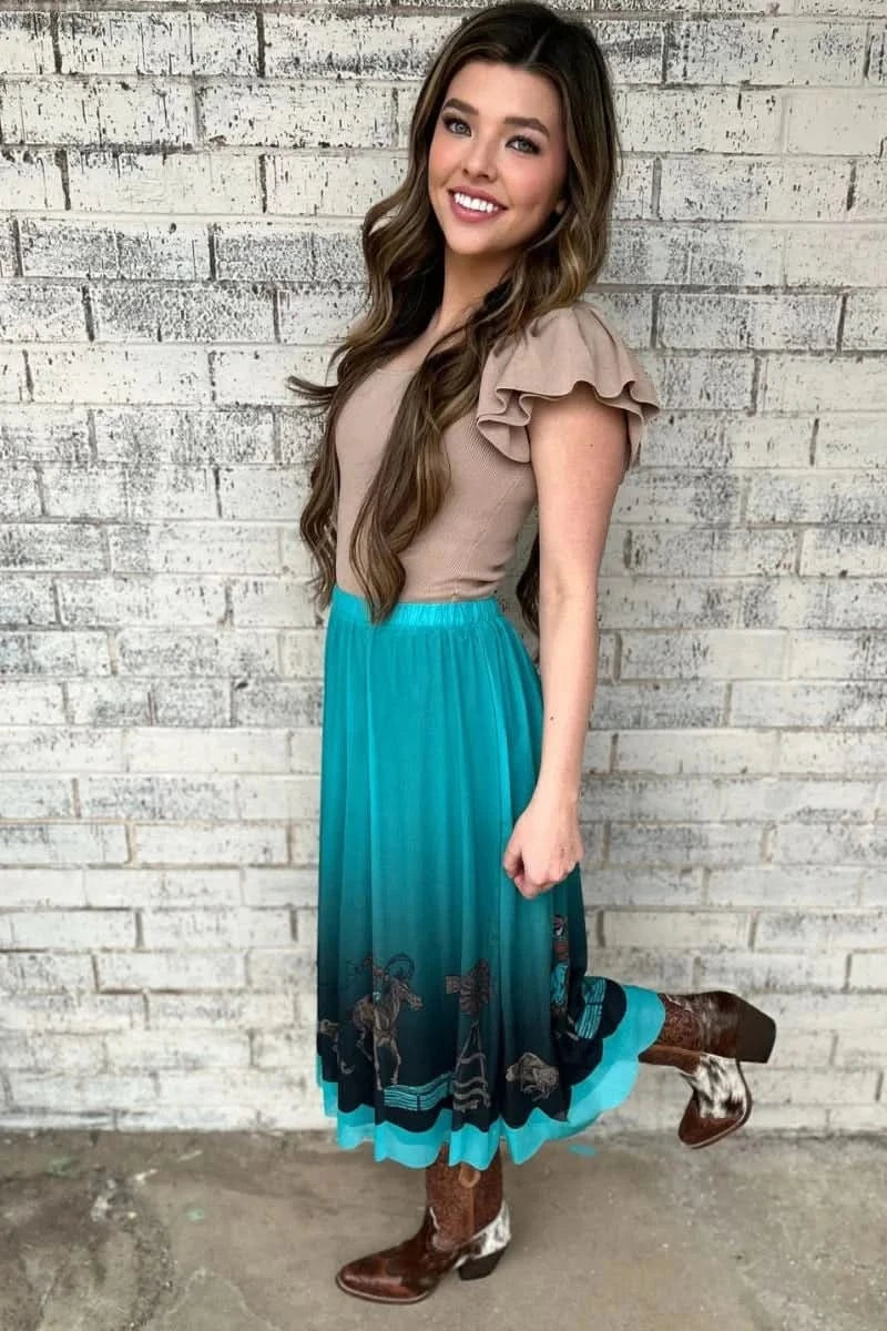 God's Country Mesh Skirt